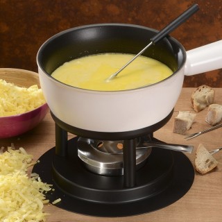Fondue au vin blanc pour 2 personnes
